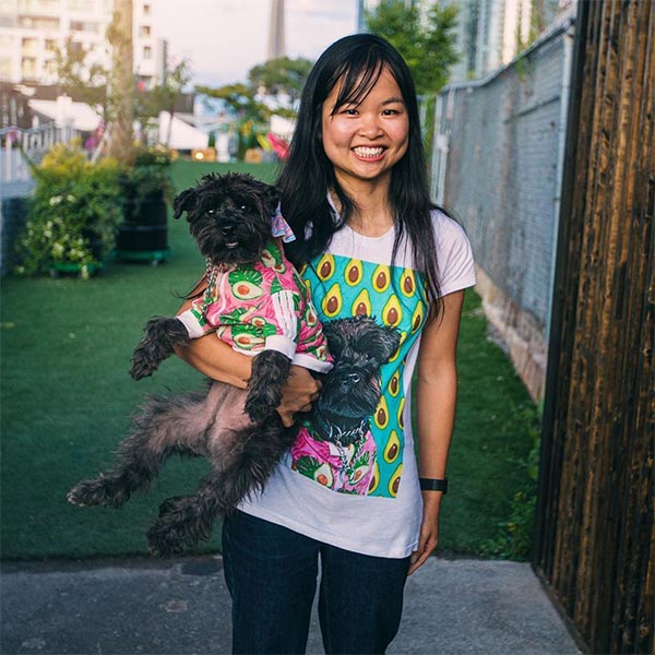 Original Pet Pop Art Women's Crew