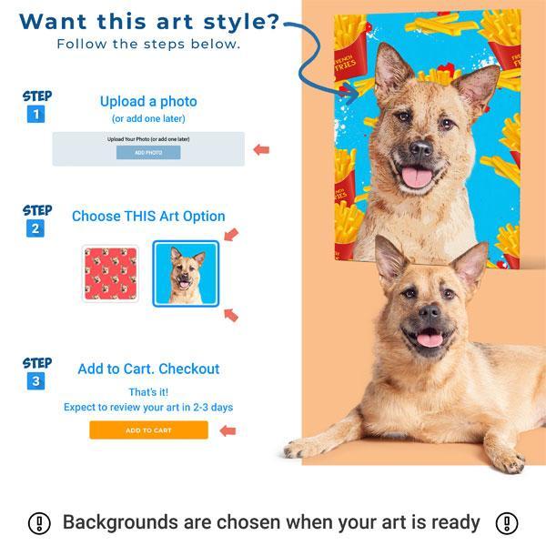 Original Pet Pop Art Fleece Blanket