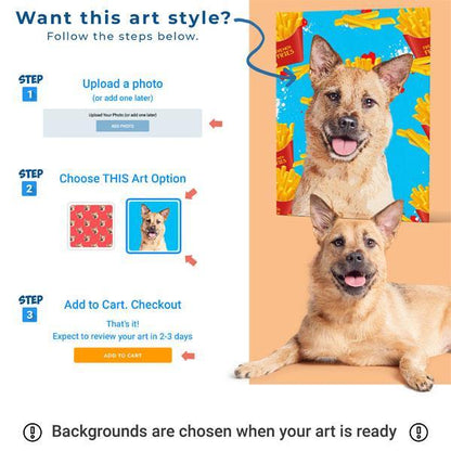 Original Pet Pop Art Fleece Blanket